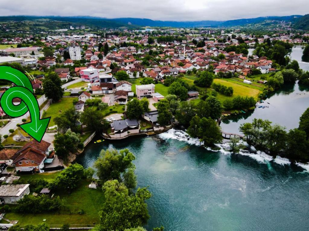 Holiday home Waterfall view Bihać Exteriör bild